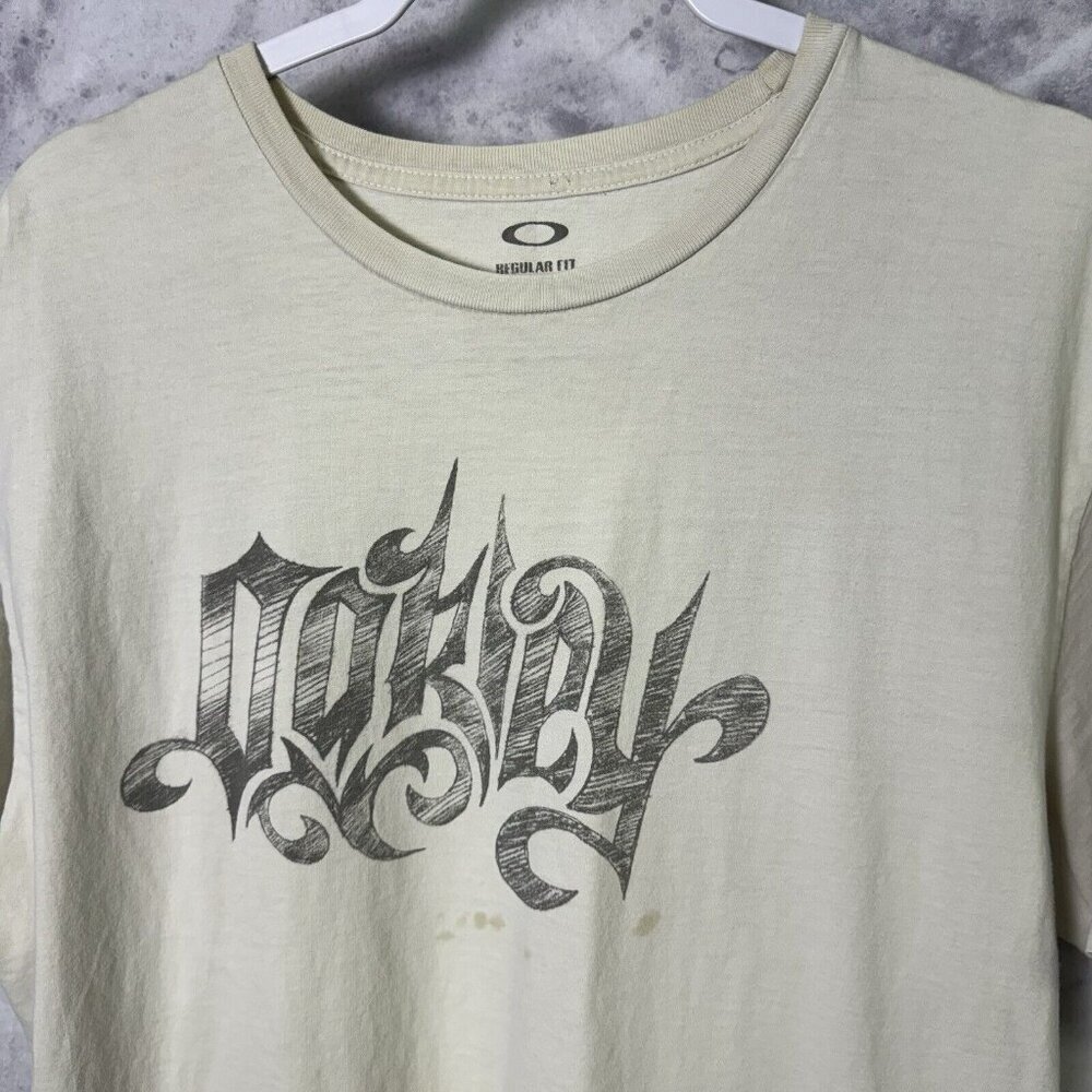 Oakley T Shirt Mens XL White Short Sleeve Streetwear